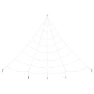 Декорация за Хелоуин с паяци и мрежи 2 pcs Черно и бяло