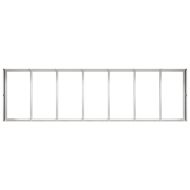 Кашпа, 280x80x40 см, неръждаема стомана