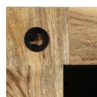 Огледало, мангово дърво масив, 50x50 см