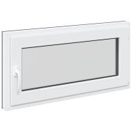 Прозорец за мазе "RISOR" 100x50 см Отварящо-отваряем DIN десен антрацит