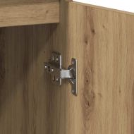 Бюфет с чекмеджета, дъб артизан 71x35x65 см Инженерна дървесина