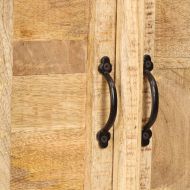 Етажерка за книги, 50x30x180 см, мангово дърво масив