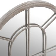 Градинско огледало пясъчно 60x45 см желязо за външна употреба