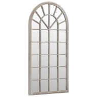 Градинско огледало пясъчно 90x45 см желязо за външна употреба