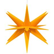 Коледни лампи с LED, 3 бр, сгъваеми, жълти, 43 см