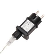 Коледни лампи с LED, 3 бр, сгъваеми, жълти, 57 см