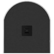 Стенно огледало сребро 70x30 см овално