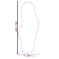 Стенно огледало злато 60x25 см