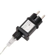 Коледна лампа с LED, сгъваема, бяла, 57 см