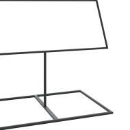 Метална коледна елха за декорация черна 180 см