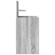 Нощно шкафче с 2 чекмеджета, сив сонома, 38x34x80 см