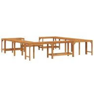 Квадратна Открита Вана Ограждение Кафяво 250 x 250 cm