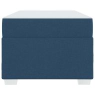 Рамка за легло с матрак Синьо 80 x 200 cm текстил