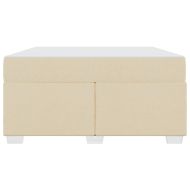 Рамка за легло с матрак Крем 160 x 200 cm текстил