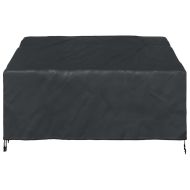 Калъф за градинска пейка Черно 160 x 100 x 61 / 89 см 420D плат