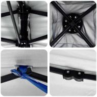 Шатър с автоматично отваряне Оранжево 200 x 200 cm текстил