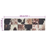 Кухненско килимче, миещо, животинска кожа, 60x180 см, кадифе