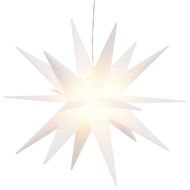 Коледни лампи с LED, 3 бр, сгъваеми, бели, 43 см