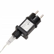 Коледни лампи с LED, 3 бр, сгъваеми, бели, 43 см