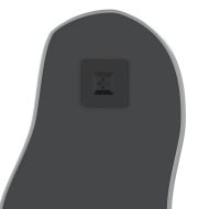 Стенно огледало сребро 80x35 см