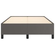 Рамка за легло без матрак, сива 120x190 см изкуствена кожа