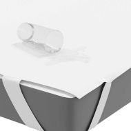 Протектор за матрак, бял, 140x220 см, водоустойчив