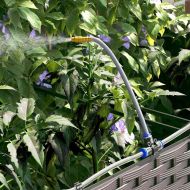 Градински саксии Кафяво 160 x 40 x 52 см Стомана