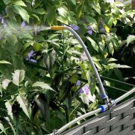 Градински саксии Черно 80 x 40 x 37.5 см Стомана