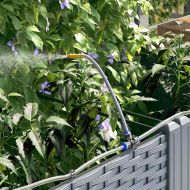 Градински саксии Светлосиво 120 x 120 x 142 см Стомана