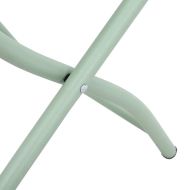 Сгъваем градински стол 2 pcs Зелен 55 x 56.5 x 91 см Стомана