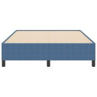 Рамка за легло Синьо 140 x 200 cm Кадифе