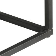 Бюфет, сив, 100x30x70 cм, акациево дърво масив