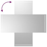 LED огледало за баня, 40x100 см