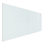 Стъклена подложка за камина, правоъгълна, 120x50 см