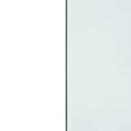 Стъклена подложка за камина, правоъгълна, 120x50 см