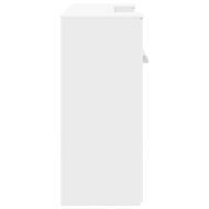 Рецепционно бюро, бяло, 180x50x103,5 см, инженерно дърво