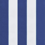 Палетни възглавници 2 бр синьо-бели ивици плат Оксфорд