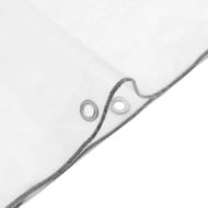 Прозрачен брезент с капси 2x2 м, полиетилен