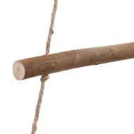 Висяща коледна елха със звезда на върха 100x210 см, естествен клон