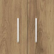 Стойка за аквариум, дъб, 81x36x73 см, инженерно дърво