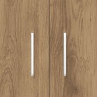 Стойка за аквариум, дъб, 81x36x73 см, инженерно дърво