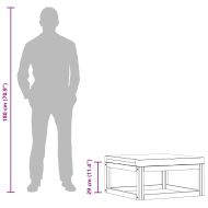 Табуретка, кремава възглавница, акациево дърво масив