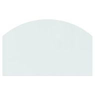 Стъклена подложка за камина, 80x50 см