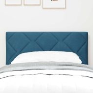 LED табла С LED лентисти светлини Тъмносиньо 80 cm Кадифе