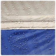 Каравани с покрив лазурно синьо 320 x 320 x 218 см Полиестер