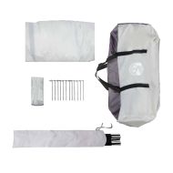 Каравани с покрив Сив 380 x 380 x 225 см Полиестер