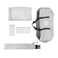 Каравани с покрив Сив 434 x 434 x 230 см Полиестер