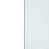 Стъклена подложка за камина, правоъгълна, 80x60 см