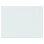 Стъклена подложка за камина, правоъгълна, 80x60 см