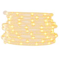 Светещ маркуч с 480 светодиода топло бяло 20 м PVC